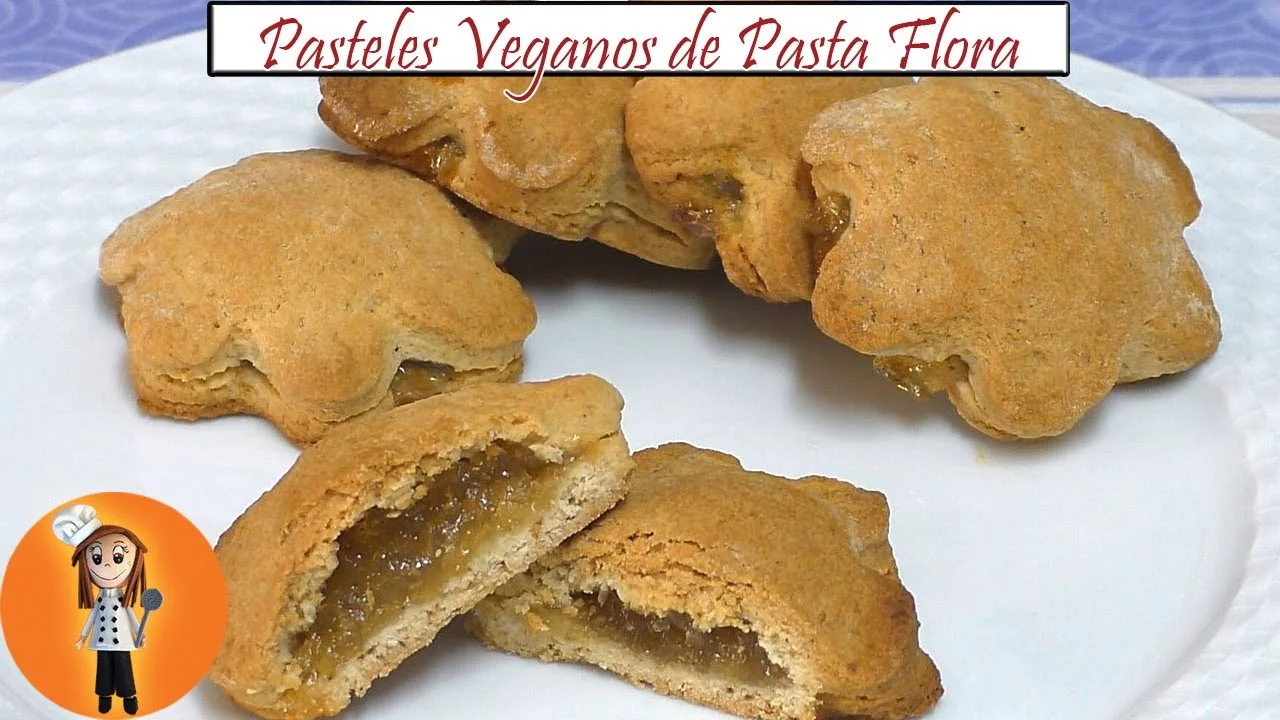 Pasteles Veganos de Pasta Flora | Receta de Cocina en Familia