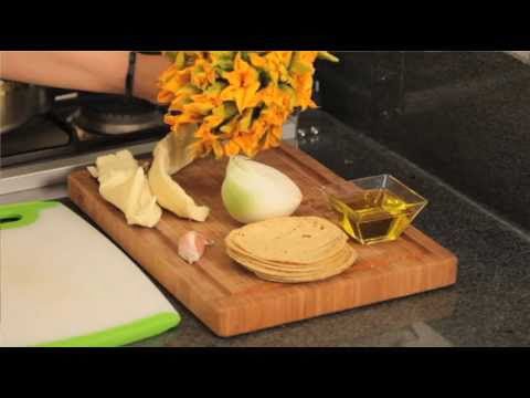 Quesadillas de flor de calabaza - Squash Flower Quesadillas