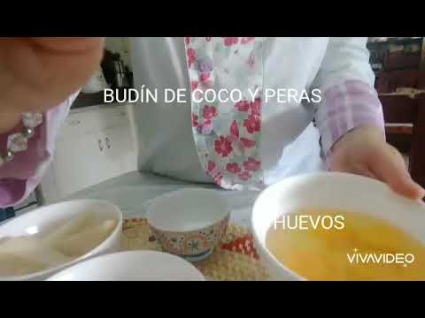BUDÍN DE COCO Y PERAS ( APTO CELÍACOS Y DIABÉTICOS)
Mi receta de cocina