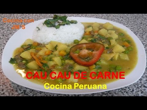 CAU CAU DE CARNE - RECETAS - COCINA PERUANA