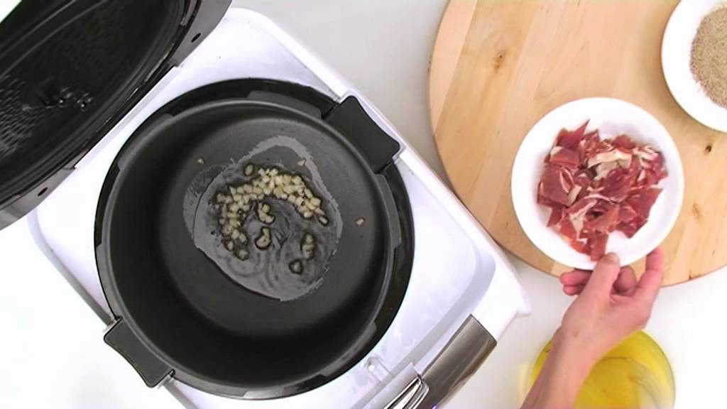 Chef Plus - Alcachofas salteadas con jamón - Recetas robot de cocina