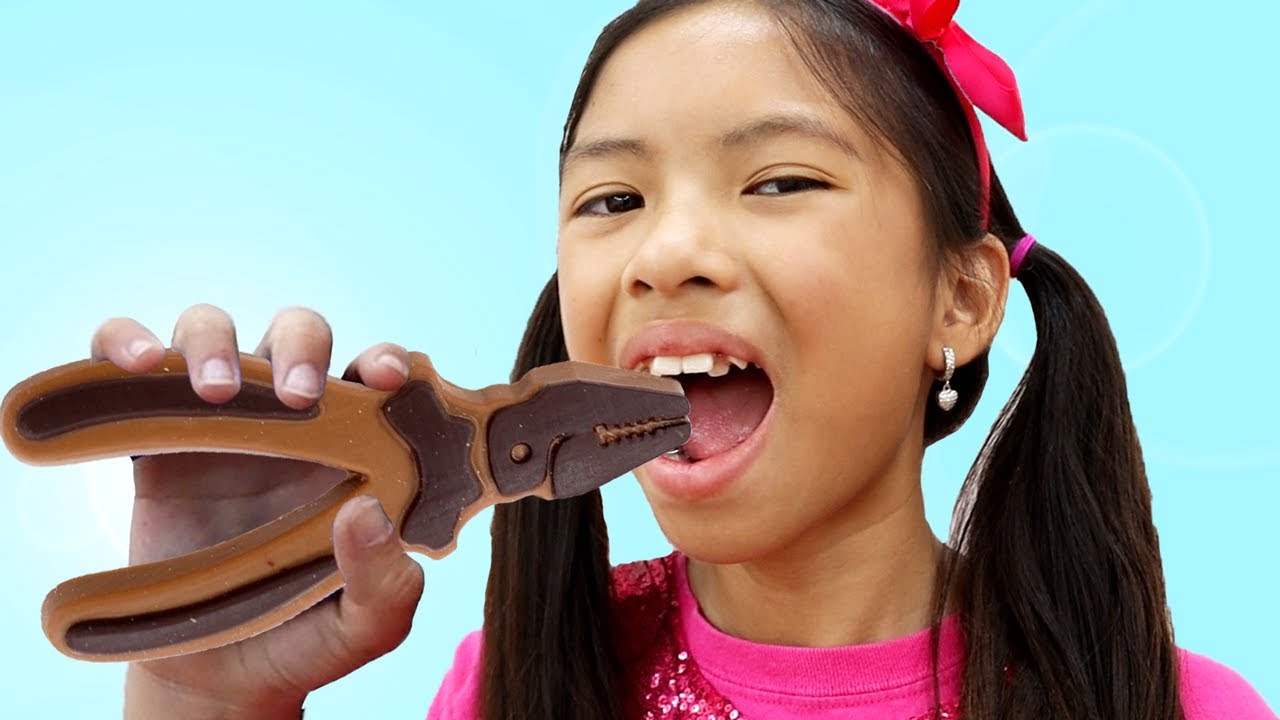 Wendy Desafío  del Chocolate | ¿Chocolate o juguete? | Hacer juguetes de chocolate para niños