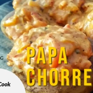 ¡DELICIOSA PAPA CHORREADA! receta colombiana